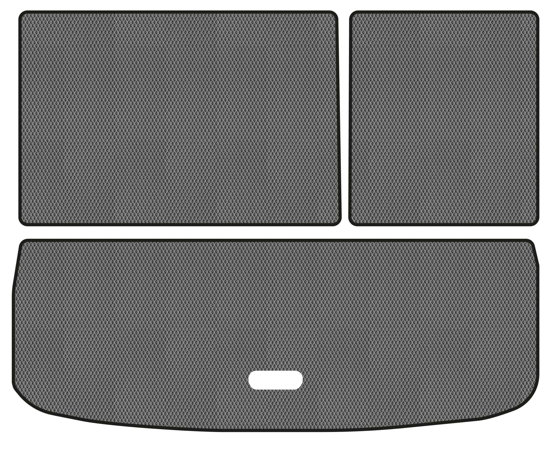 EVA килимок в багажник авто EVAtech для Tiguan (NF) AT Volkswagen 2007-2018 1 покоління SUV USA (VW32480BE3RGB)