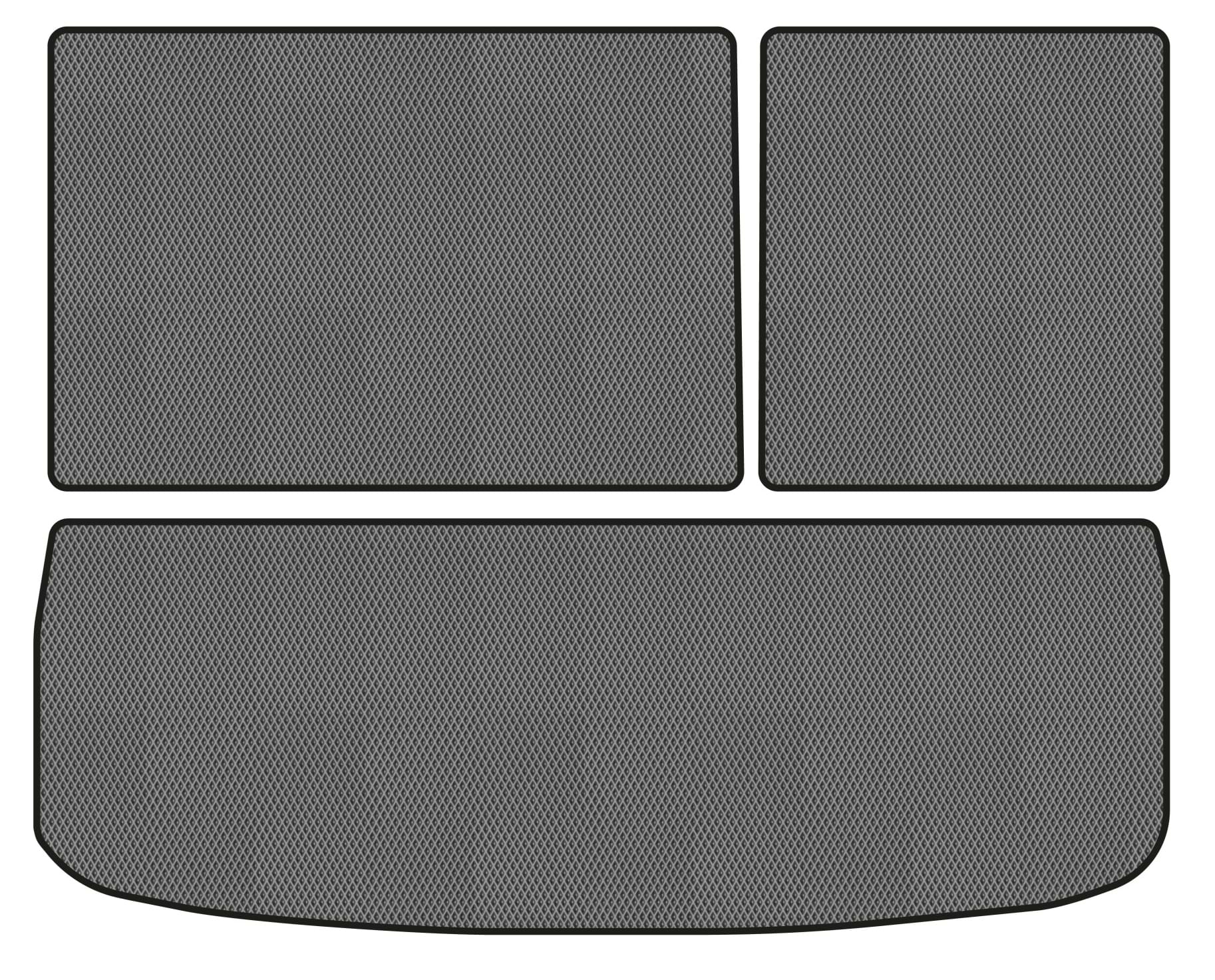 EVA килимок в багажник авто EVAtech для Tiguan (NF) AT Volkswagen 2007-2018 1 покоління SUV USA (VW32480BG3RGB)