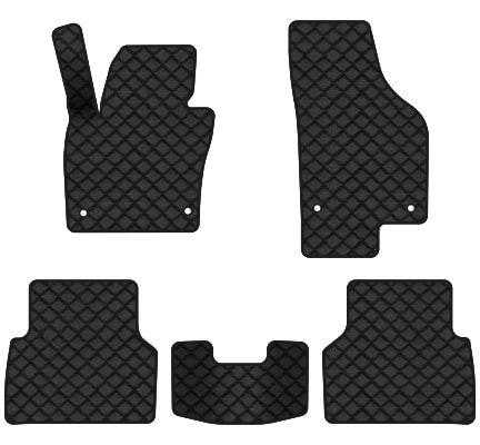 Фото - Килимки з екошкіри в салон авто EVAtech ECO для Tiguan (NF) AT Volkswagen 2007-2018 1 покоління SUV USA VW32480CRG5AV4BBLB