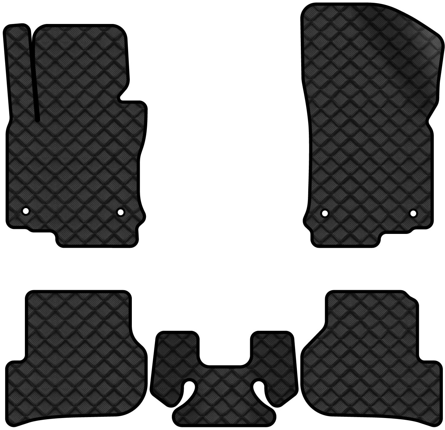 Коврики из экокожи в салон авто EVAtech ECO для Golf (VI) AT Volkswagen 2009-2012 6 поколение Htb EU VW3260C5AV4BBB