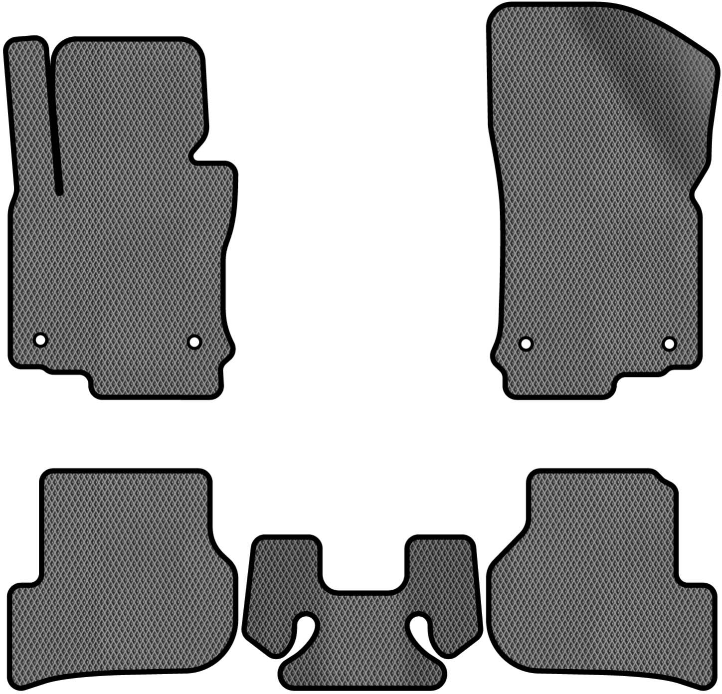 EVA коврики в салон авто EVAtech для Golf (VI) AT Volkswagen 2009-2012 6 поколение Htb EU VW3260C5AV4RGB