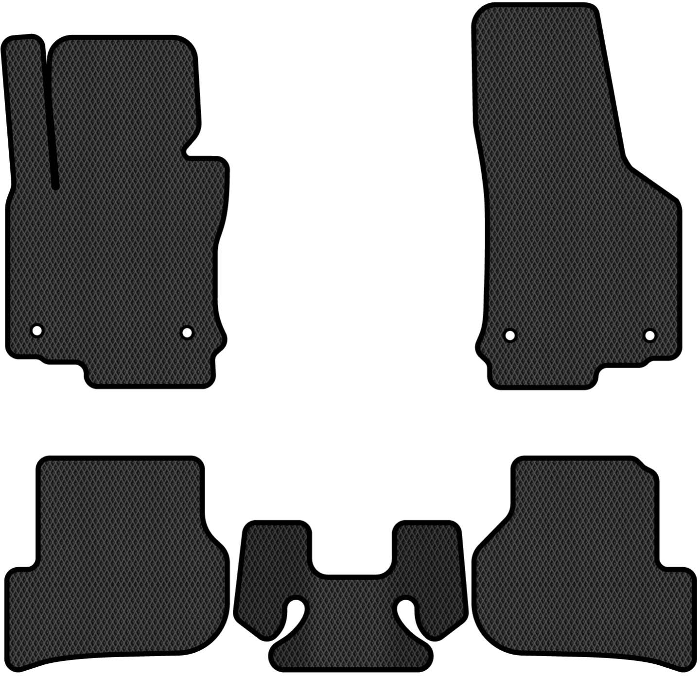 EVA коврики в салон авто EVAtech для Golf (VI) AT Volkswagen 2009-2012 6 поколение Htb EU VW3260CV5AV4RBB