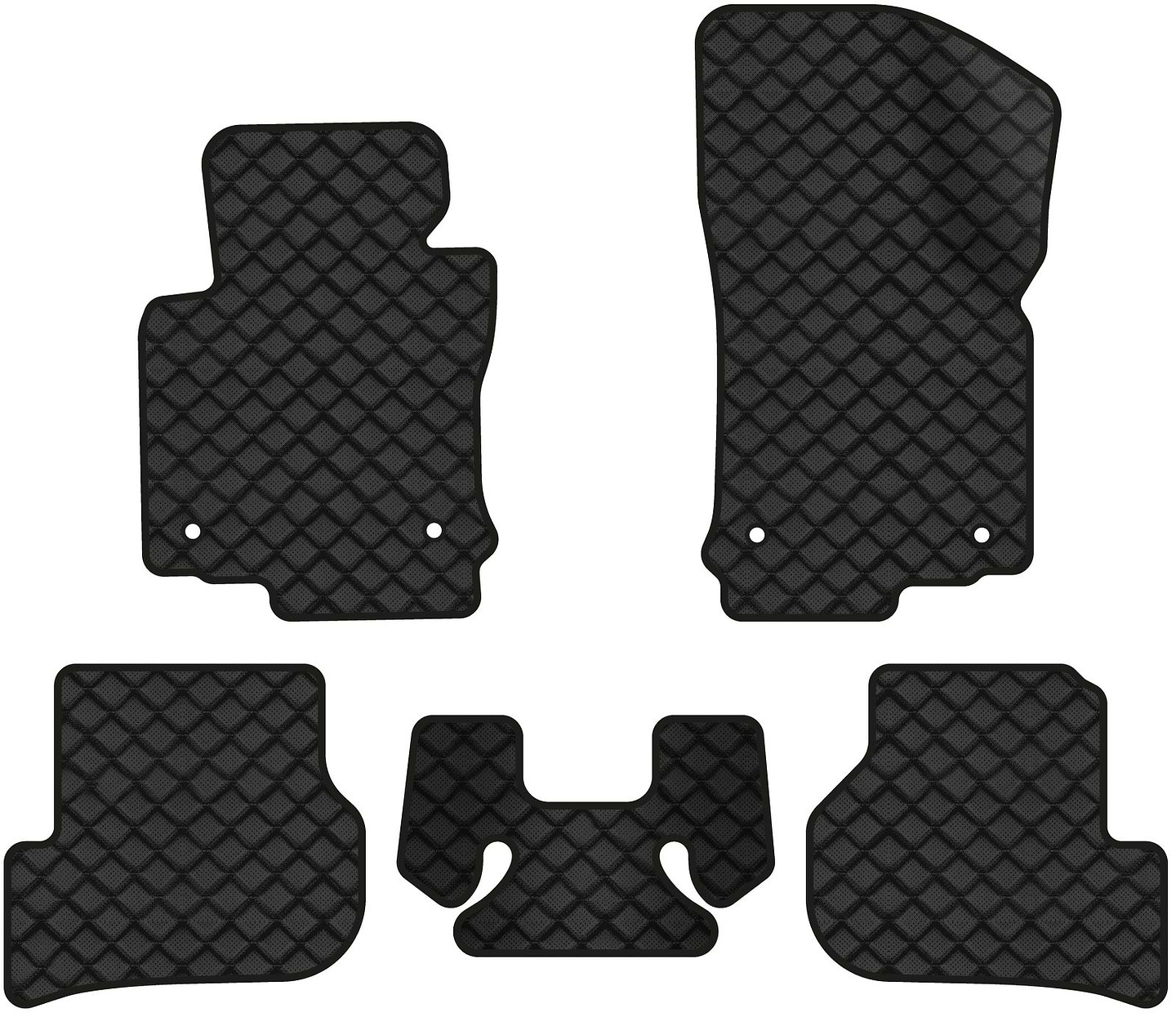 Коврики из экокожи в салон авто EVAtech ECO для Golf (VI) MT Volkswagen 2009-2012 6 поколение Htb EU VW3261CB5AV4BBB