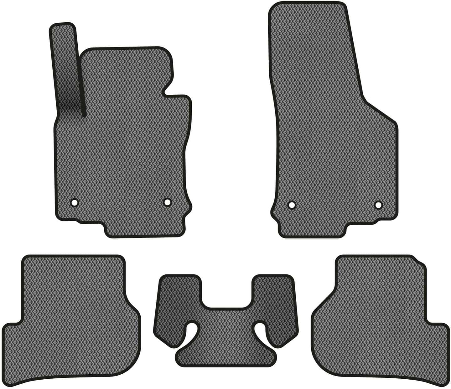 EVA коврики в салон авто EVAtech для Golf (VI) MT Volkswagen 2009-2012 6 поколение Htb EU VW3261CV5AV4RGB