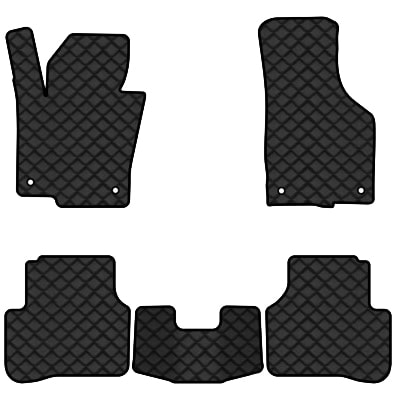 Коврики из экокожи в салон авто EVAtech ECO для Passat (B6) (with armrest) Volkswagen 2005-2010 6 поколение Combi EU VW3263CR5AV4BBB