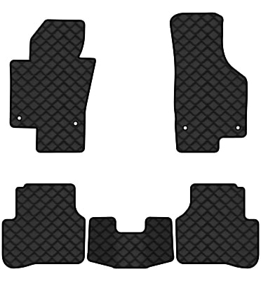 Фото - Килимки з екошкіри в салон авто EVAtech ECO для Passat (B6) (with armrest) Volkswagen 2005-2010 6 покоління Sedan EU VW3264CM5AV4BBB