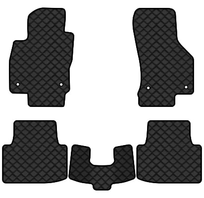 Коврики из экокожи в салон авто EVAtech ECO для Passat (B8) Volkswagen 2014-2019 8 поколение Sedan EU VW3265CG5AV4BBLB