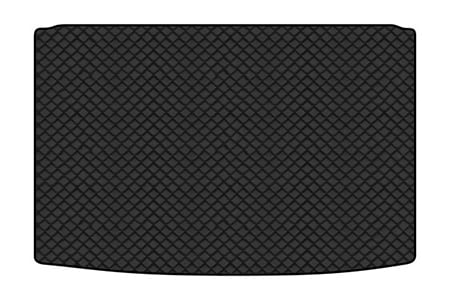 Килимок з екошкіри в багажник авто EVAtech для Polo (V) 5-doors Volkswagen 2009-2017 5 покоління Htb EU (VW3268BO1BBB)