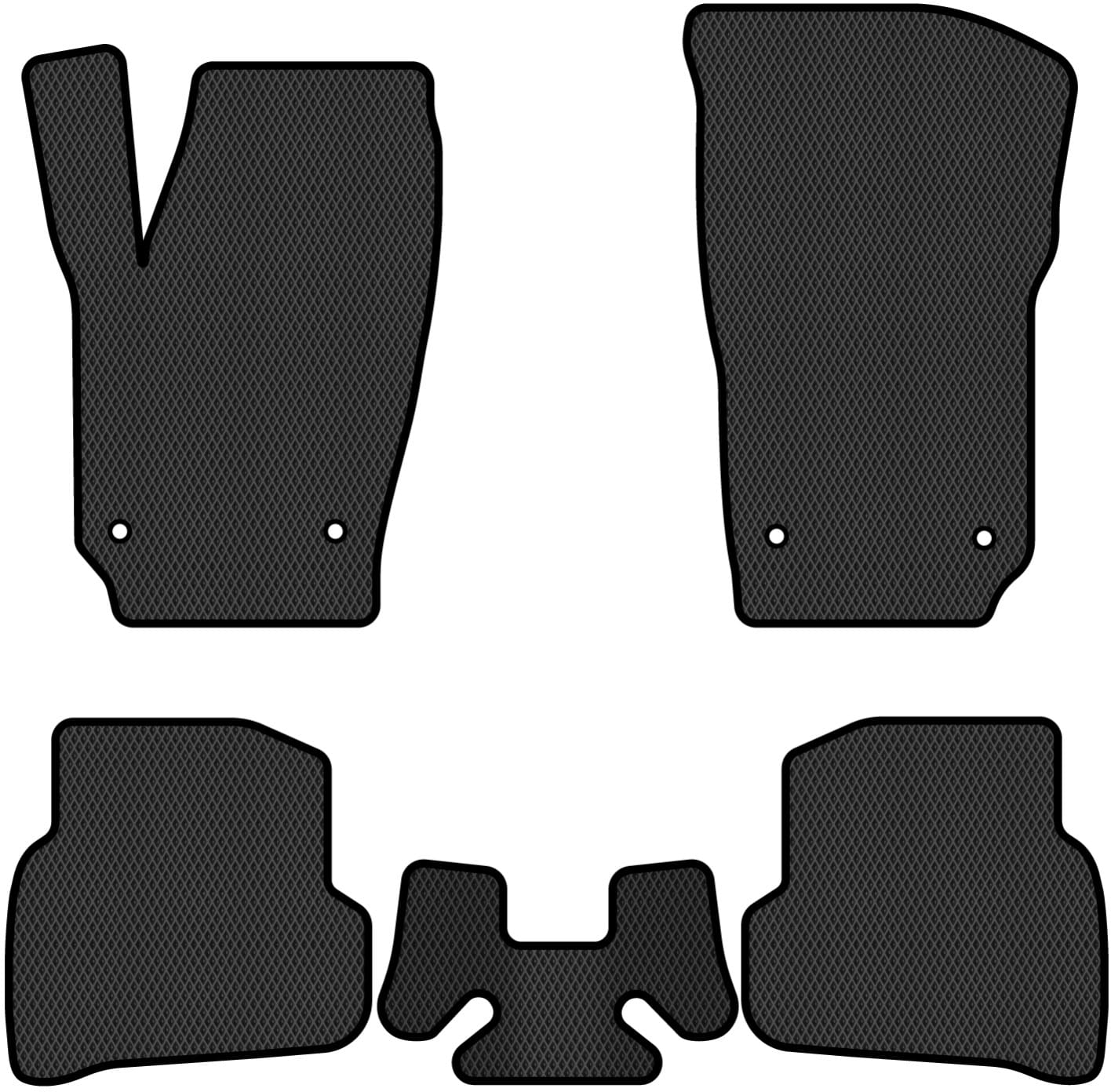 EVA килимки в салон авто EVAtech для Polo (V) 5-doors Volkswagen 2009-2017 5 покоління Htb EU VW3268C5AV4RBB