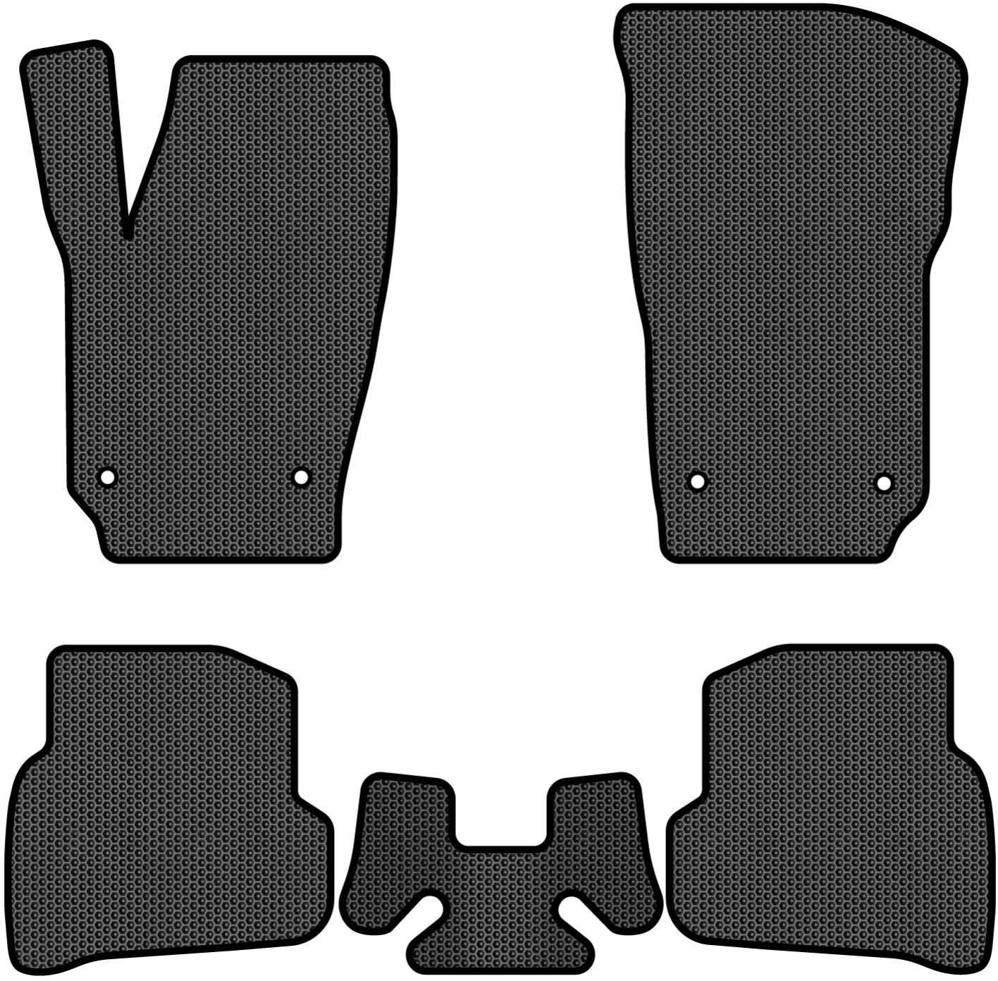 EVA коврики в салон авто EVAtech для Polo (V) Volkswagen 2009-2017 5 поколение Sedan EU VW31131C5AV4SBB