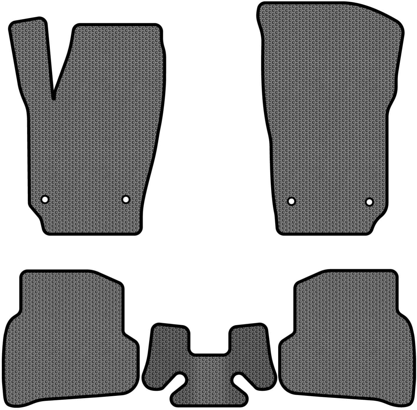 EVA коврики в салон авто EVAtech для Polo (V) 5-doors Volkswagen 2009-2017 5 поколение Htb EU VW3268C5AV4SGB
