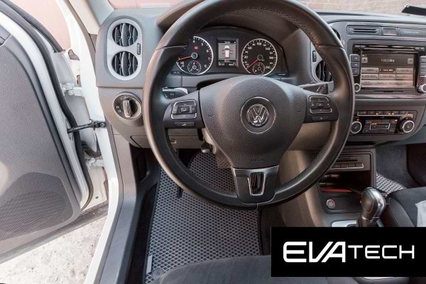Фото - Килимки з екошкіри в салон авто передні EVAtech ECO для Tiguan (NF) AT Volkswagen 2007-2018 1 покоління SUV EU VW32872AK2AV4BBB