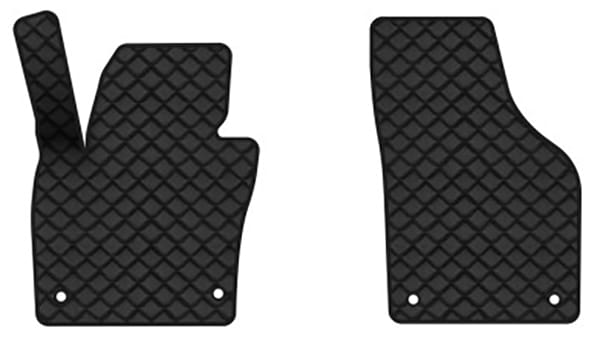 Коврики из экокожи в салон авто передние EVAtech ECO для Tiguan (NF) AT Volkswagen 2007-2018 1 поколение SUV EU VW32872AR2AV4BBB