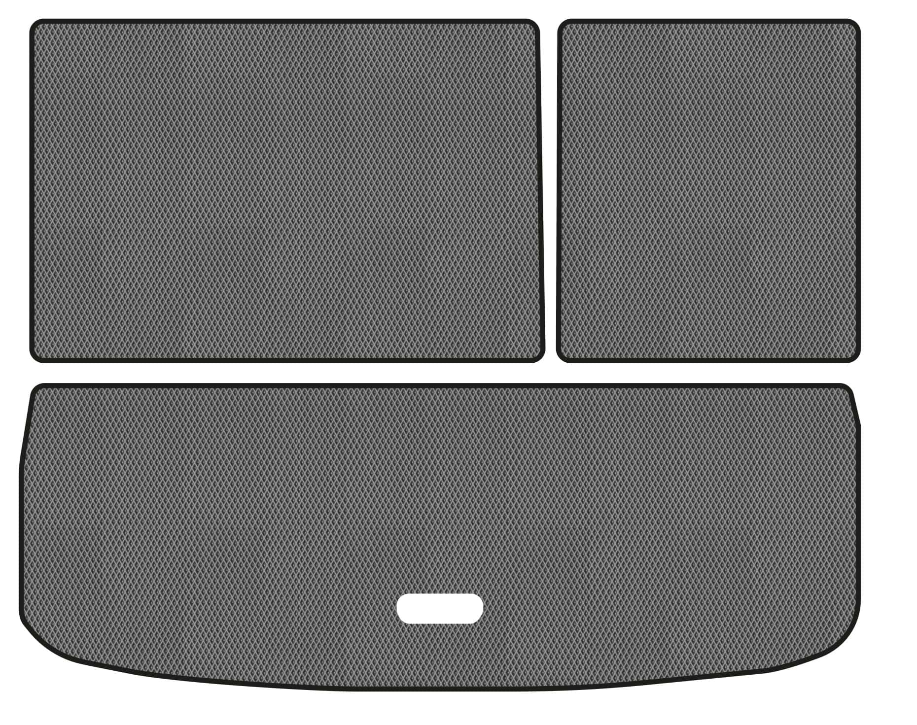 EVA килимок в багажник авто EVAtech для Tiguan (NF) AT Volkswagen 2007-2018 1 покоління SUV EU (VW32872BE3RGB)