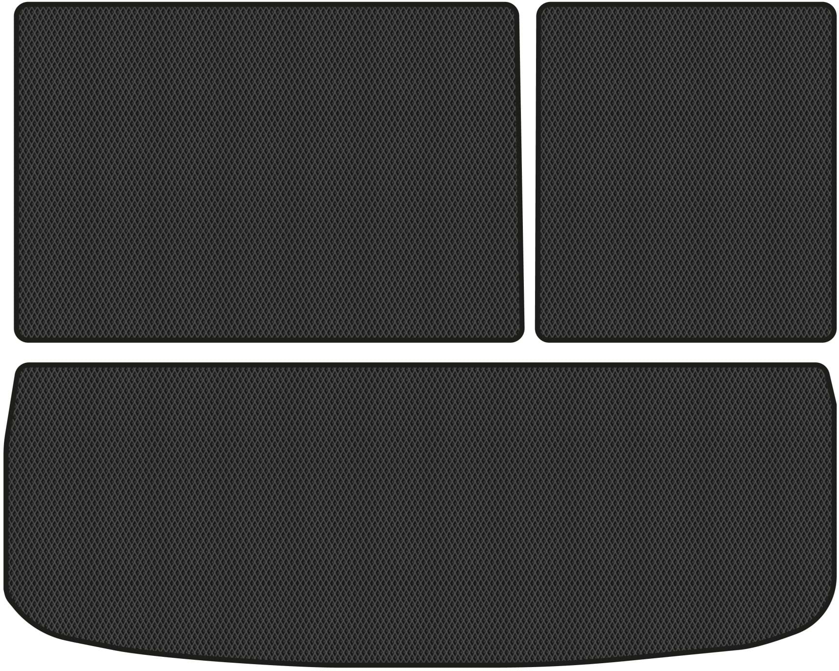 EVA килимок в багажник авто EVAtech для Tiguan (NF) AT Volkswagen 2007-2018 1 покоління SUV EU (VW32872BG3RBB)