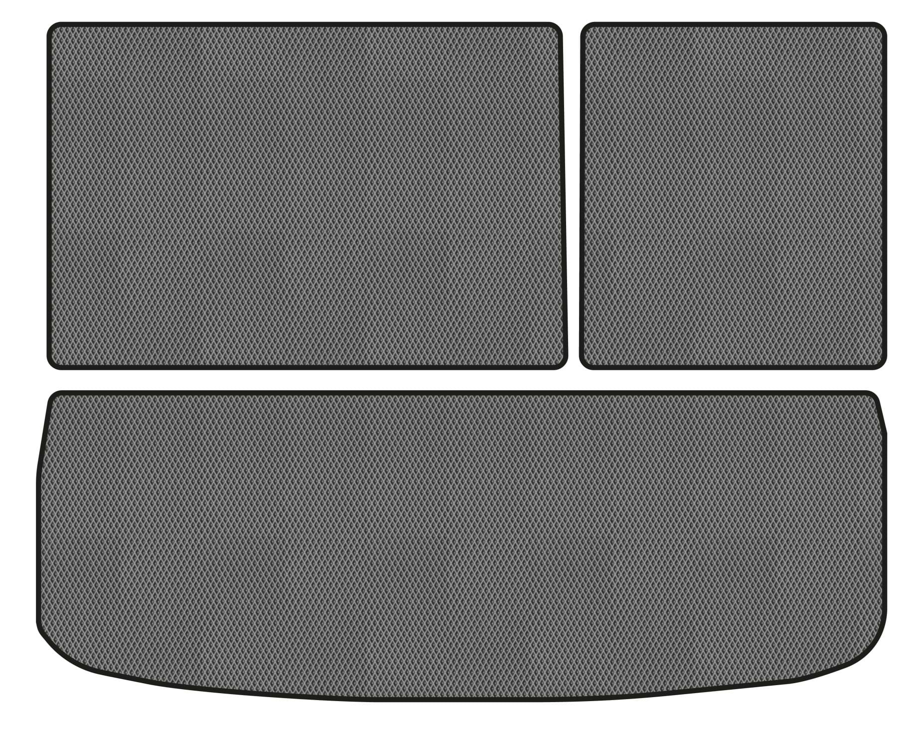 EVA килимок в багажник авто EVAtech для Tiguan (NF) AT Volkswagen 2007-2018 1 покоління SUV EU (VW32872BG3RGB)