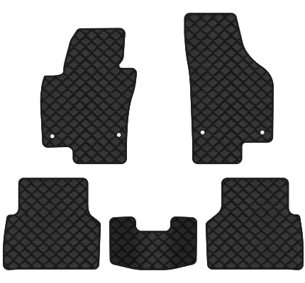 Коврики из экокожи в салон авто EVAtech ECO для Tiguan (NF) AT Volkswagen 2007-2018 1 поколение SUV EUVW32872CM5AV4BBB