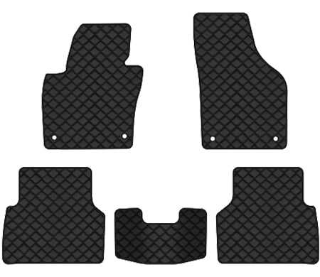 Коврики из экокожи в салон авто EVAtech ECO для Tiguan (NF) AT Volkswagen 2007-2018 1 поколение SUV EU VW32872CS5AV4BBB