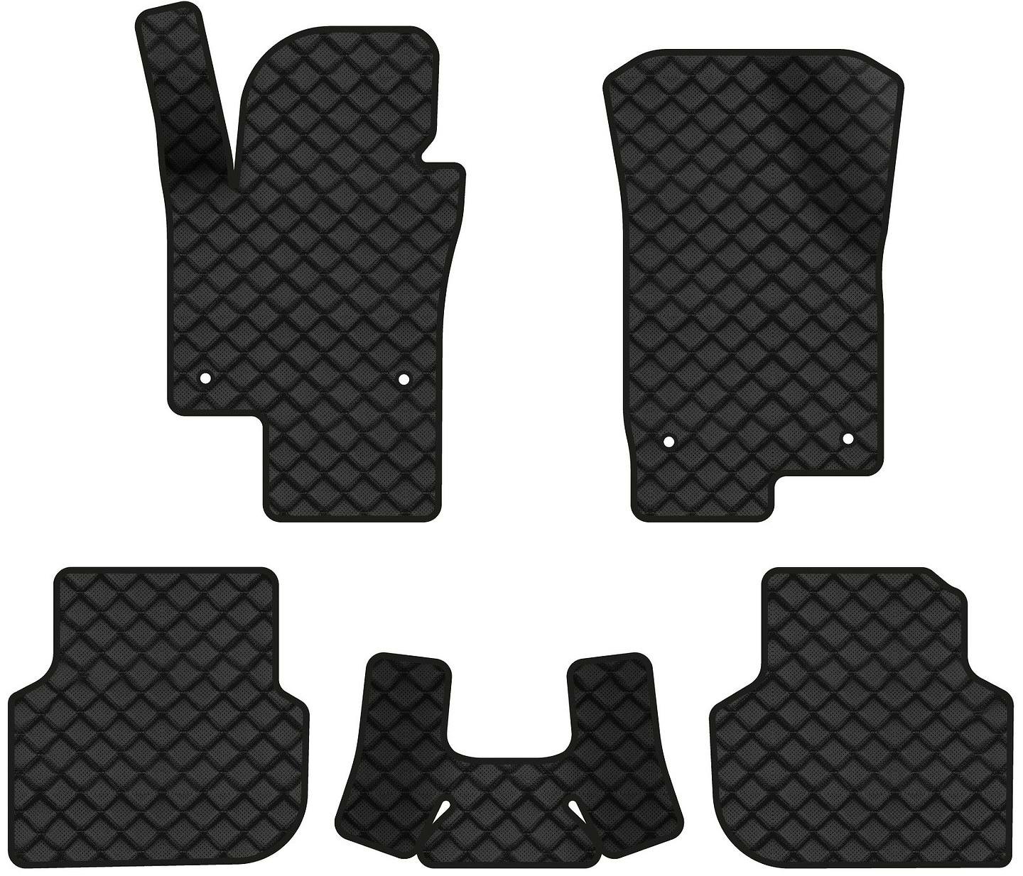 Коврики из экокожи в салон авто EVAtech ECO для Jetta (VI) AT Volkswagen 2010-2018 6 поколение Sedan EU VW3288C5AV4BBB