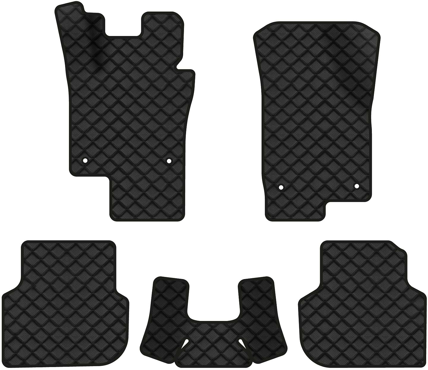 Коврики из экокожи в салон авто EVAtech ECO для Jetta (VI) MT Volkswagen 2010-2018 6 поколение Sedan EUVW3289CD5AV4BBB