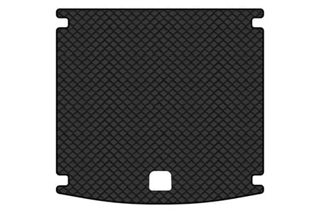 Коврик из экокожи в багажник авто EVAtech для Touareg (CR) Volkswagen 2018 3 поколение SUV EU (VW3291B1BBB)