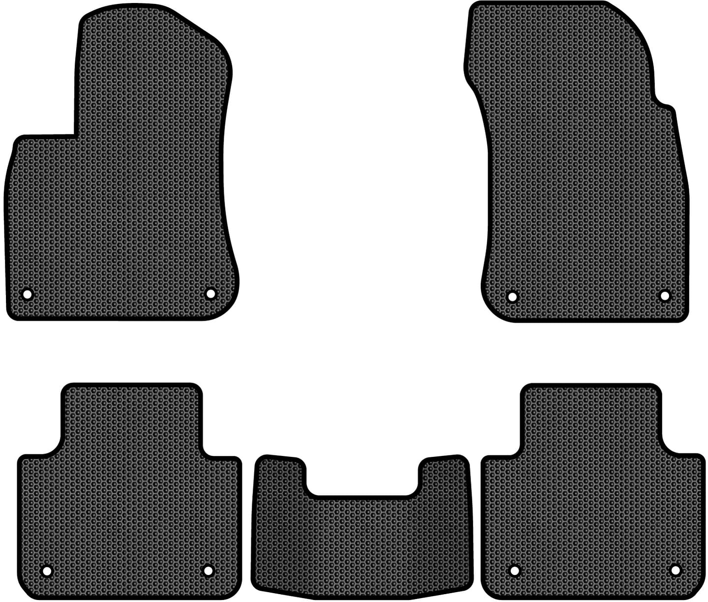 EVA коврики в салон авто EVAtech для Touareg (CR) Volkswagen 2018 3 поколение SUV EU VW3291CG5AV8SBB