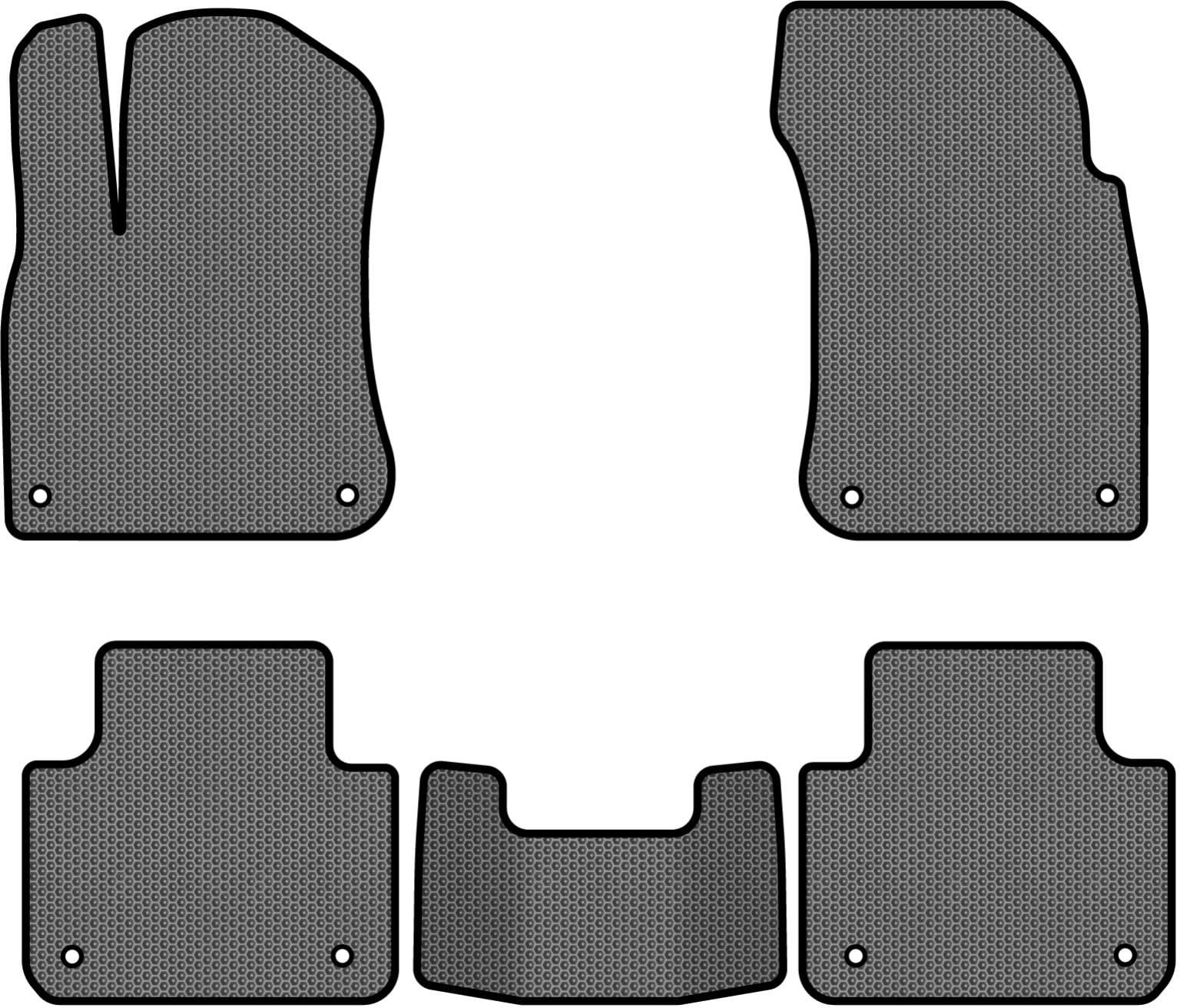EVA коврики в салон авто EVAtech для Touareg (CR) Volkswagen 2018 3 поколение SUV EU VW3291CV5AV8SGB