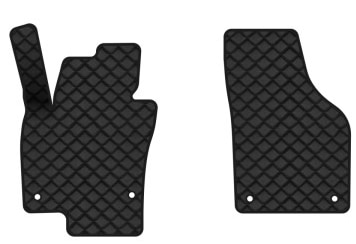 Килимки з екошкіри в салон авто передні EVAtech для Tiguan (NF) MT Volkswagen 2007-2018 1 покоління SUV EU (VW32987AY2AV4BBB)