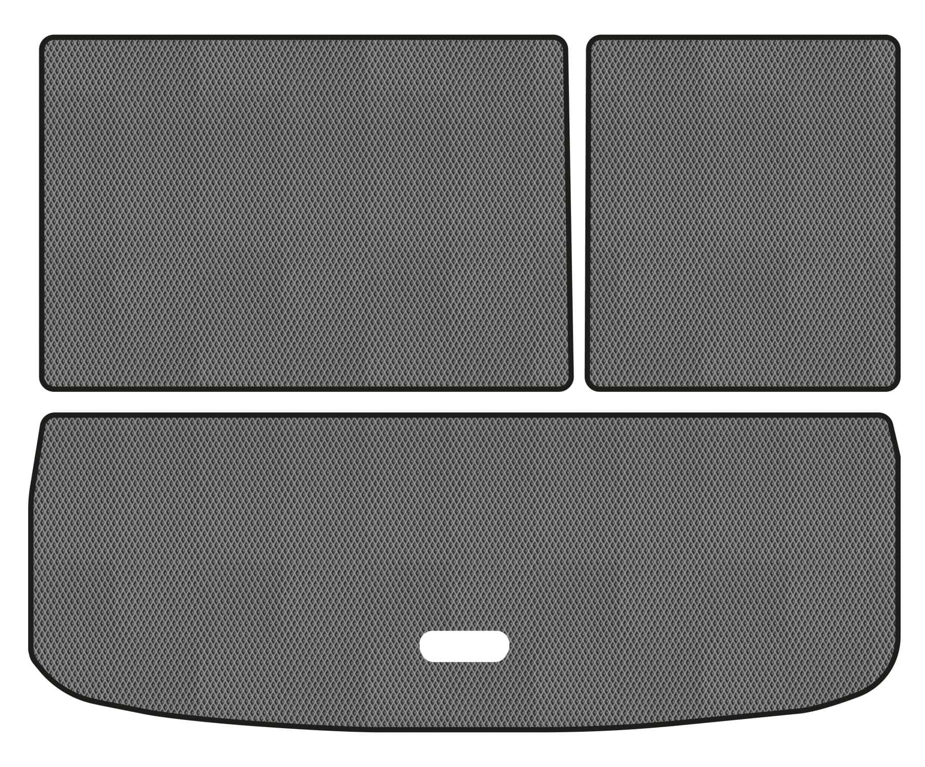 EVA коврик в багажник авто EVAtech для Tiguan (NF) MT Volkswagen 2007-2018 1 поколение SUV EU (VW32987BE3RGB)