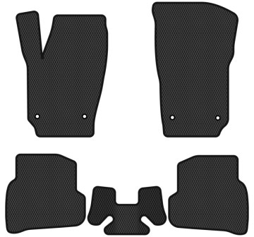 EVA коврики в салон авто EVAtech для Polo (V) 3-doors Volkswagen 2009-2017 5 поколение Htb EU VW33063C5AV4RBB