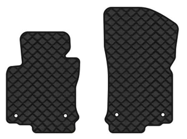 Килимки з екошкіри в салон авто передні EVAtech для Golf (V) MT 3-doors Volkswagen 2003-2009 5 покоління Htb EU (VW33070AB2AV4BBB)