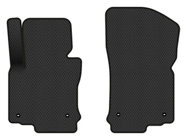 Фото - Коврики из экокожи в салон авто передние EVAtech для Golf (V) AT 3-doors Volkswagen 2003-2009 5 поколение Htb EU (VW33071A2TL4BBB)