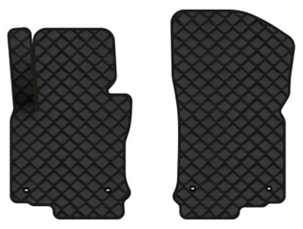 Фото - Коврики из экокожи в салон авто передние EVAtech для Golf (V) AT 3-doors Volkswagen 2003-2009 5 поколение Htb EU (VW33071A2TL4BBB)