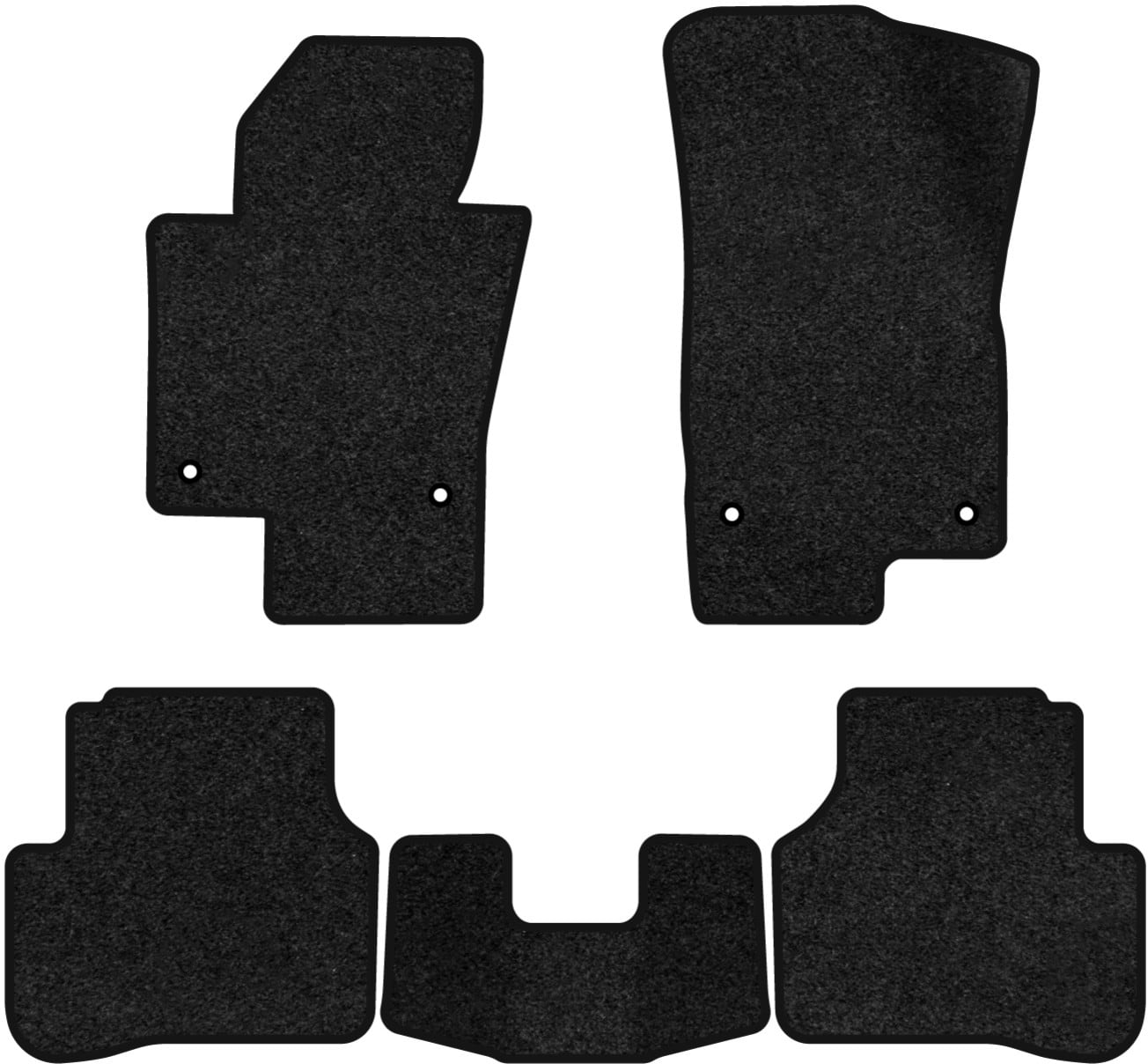 Коврики ворсовые в салон авто EVAtech Premium для Volkswagen Passat (B6) (without armrest) 2005-2010 6 поколение Combi EU черный кант (VW33530CJ5TL4VPB)