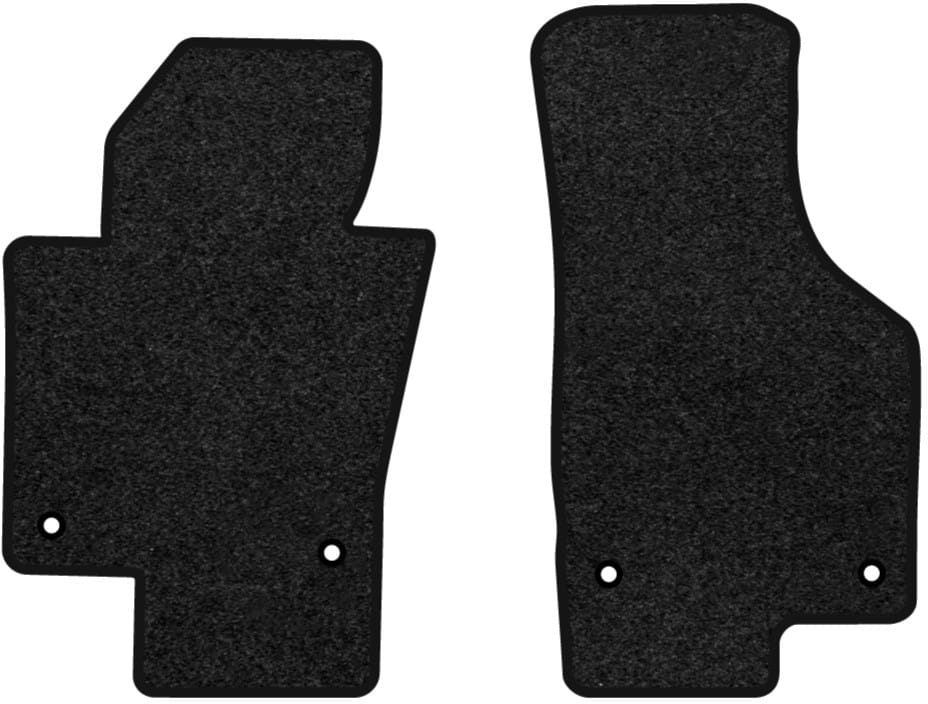 Килимки ворсові в салон авто EVAtech Premium для Volkswagen Passat (B6) (without armrest) 2005-2010 6 покоління Sedan EU чорний кант (VW33532AL2AV4VPB)