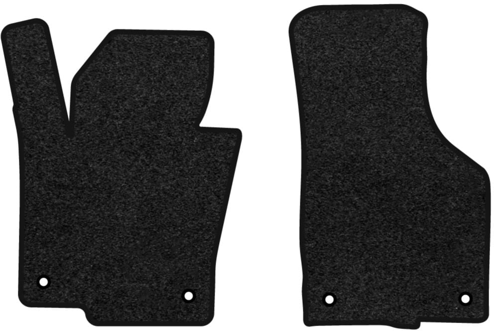 Килимки ворсові в салон авто EVAtech Premium для Volkswagen Passat (B6) (without armrest) 2005-2010 6 покоління Sedan EU чорний кант (VW33532AR2AV4VPB)