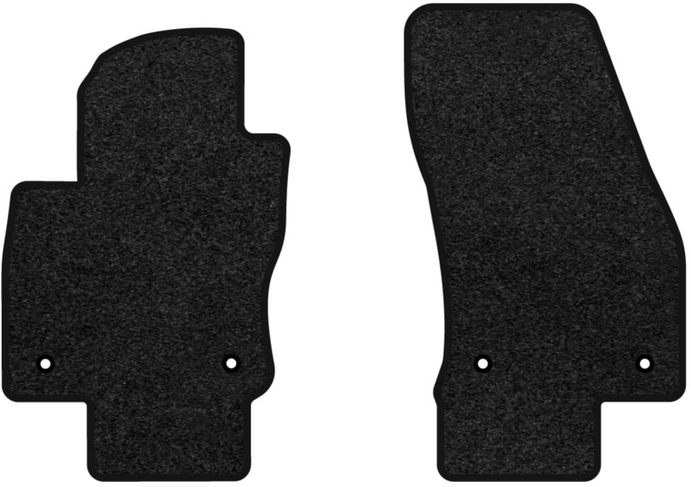 Килимки ворсові в салон авто EVAtech Premium для Volkswagen Tiguan (Mk 2) Restyling 2020-2023 2 покоління SUV USA чорний кант (VW33929AL2AV4VPB)