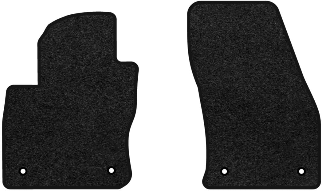 Килимки ворсові в салон авто EVAtech Premium для Volkswagen Tiguan (Mk 2) Restyling 2020-2023 2 покоління SUV USA чорний кант (VW33929AS2AV4VPB)