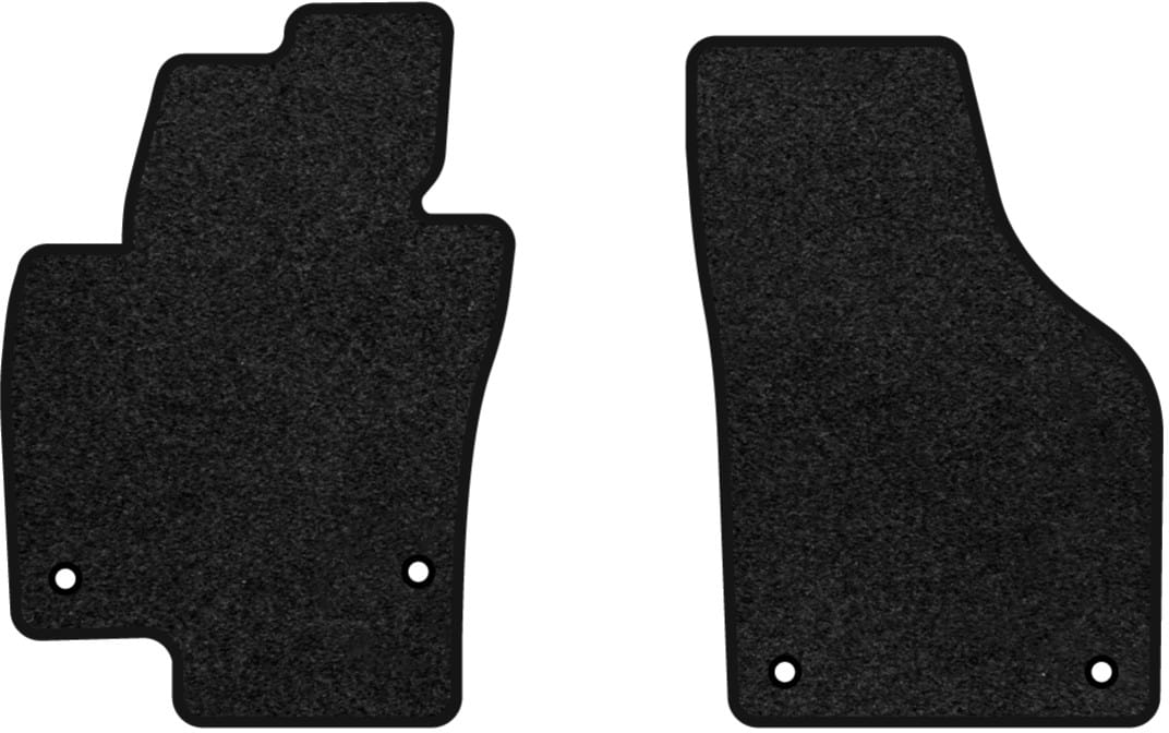 Килимки ворсові в салон авто EVAtech Premium для Volkswagen Tiguan (NF) MT 2007-2018 1 покоління SUV USA чорний кант (VW33942AZ2AV4VPB)