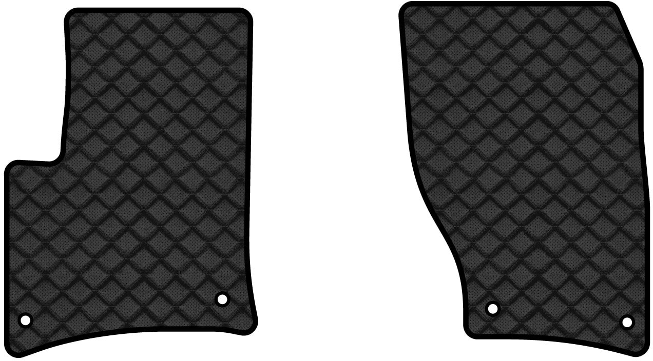 Коврики из экокожи в салон авто передние EVAtech ECO для Touareg (7P) (2-zone climate control) Volkswagen 2010-2014 2 поколение SUV EU VW3402AB2AV4BBLB