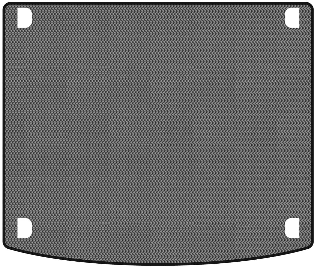 EVA коврик в багажник авто EVAtech для Touareg (7P) (2-zone climate control) Volkswagen 2010-2014 2 поколение SUV EU VW3402BO1RGB