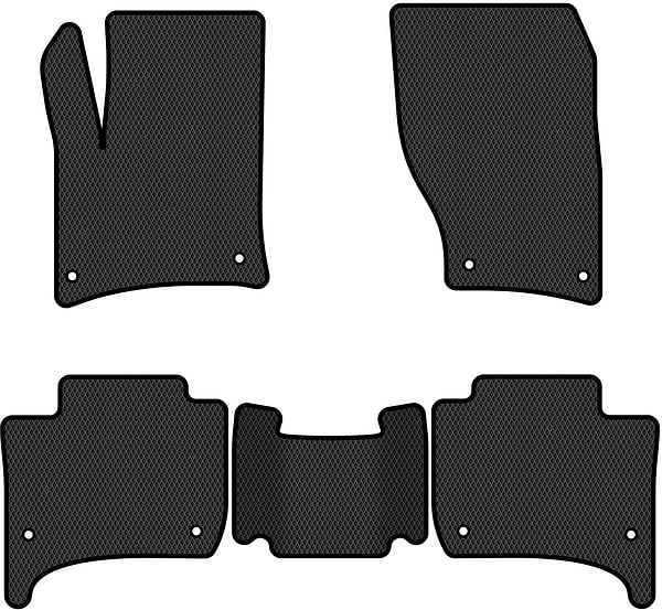 Фото - EVA килимки в салон авто EVAtech для Touareg (7P) (2-zone climate control) Volkswagen 2010-2014 2 покоління SUV EU VW3402C5AV8RBB