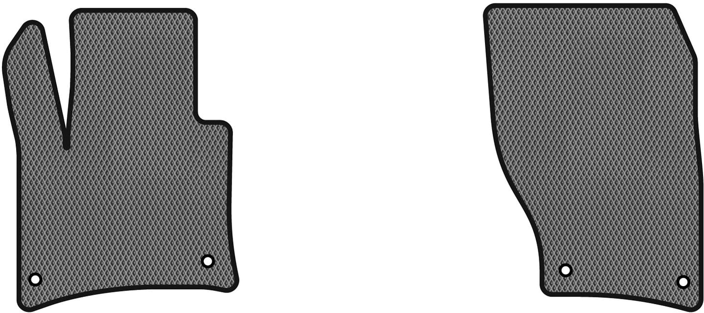 EVA килимки в салон авто передні EVAtech для Touareg (7P) Restyling (2-zone climate control) Volkswagen 2014-2018 2 покоління SUV EU VW3590A2AV4RGB