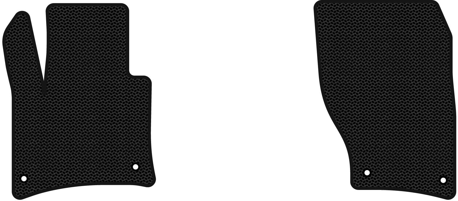 EVA килимки в салон авто передні EVAtech для Touareg (7P) Restyling (2-zone climate control) Volkswagen 2014-2018 2 покоління SUV EU VW3590AAP2AV4KBB