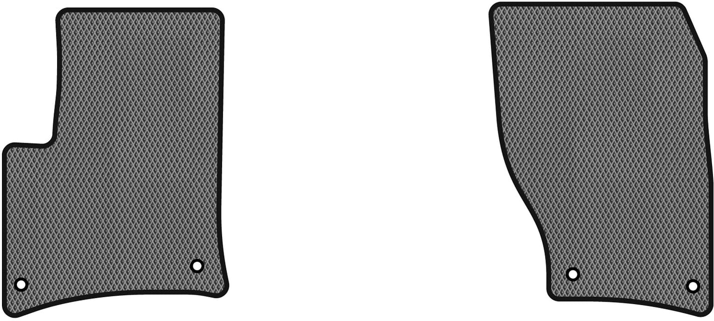 EVA килимки в салон авто передні EVAtech для Touareg (7P) Restyling (2-zone climate control) Volkswagen 2014-2018 2 покоління SUV EU VW3590AB2AV4RGB