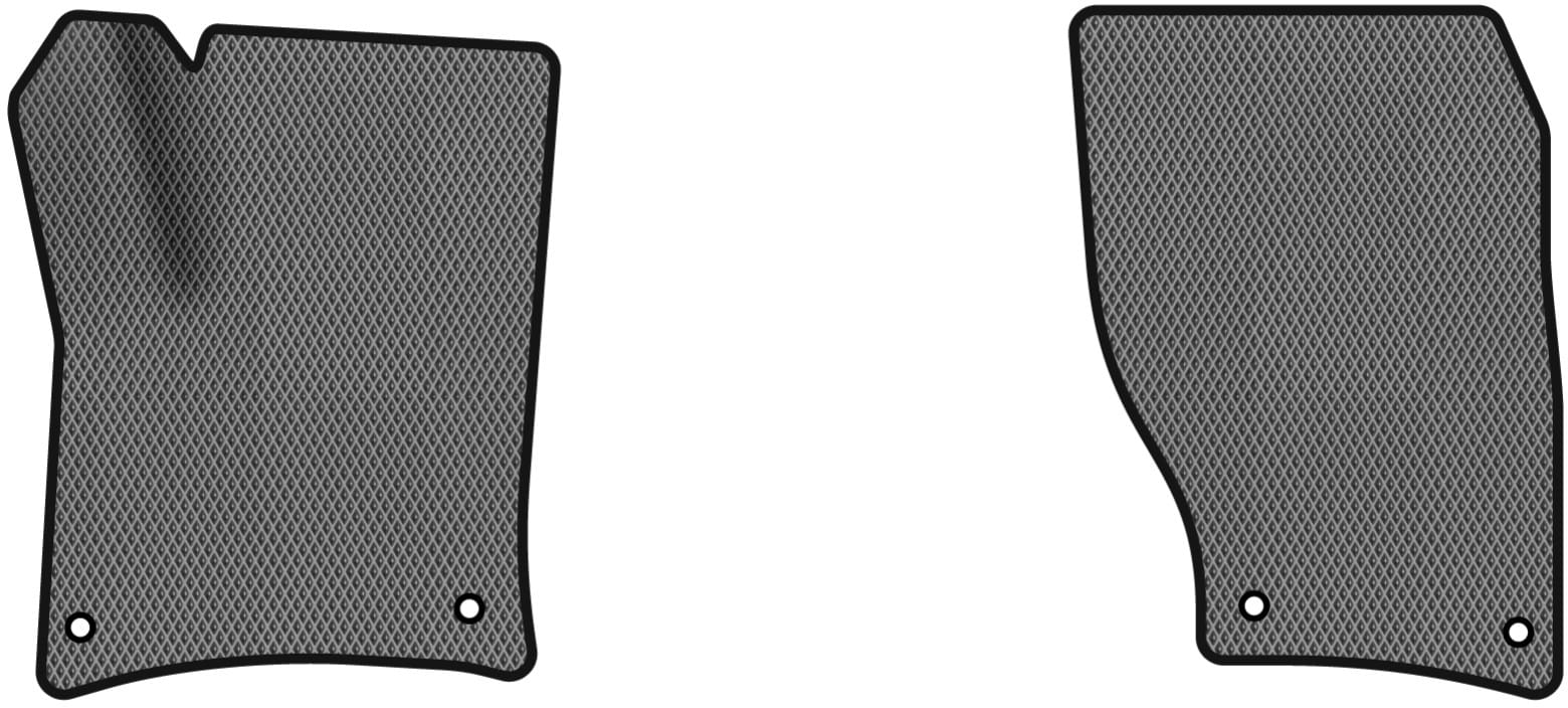 EVA килимки в салон авто передні EVAtech для Touareg (7P) Restyling (2-zone climate control) Volkswagen 2014-2018 2 покоління SUV EU VW3590AD2AV4RGB