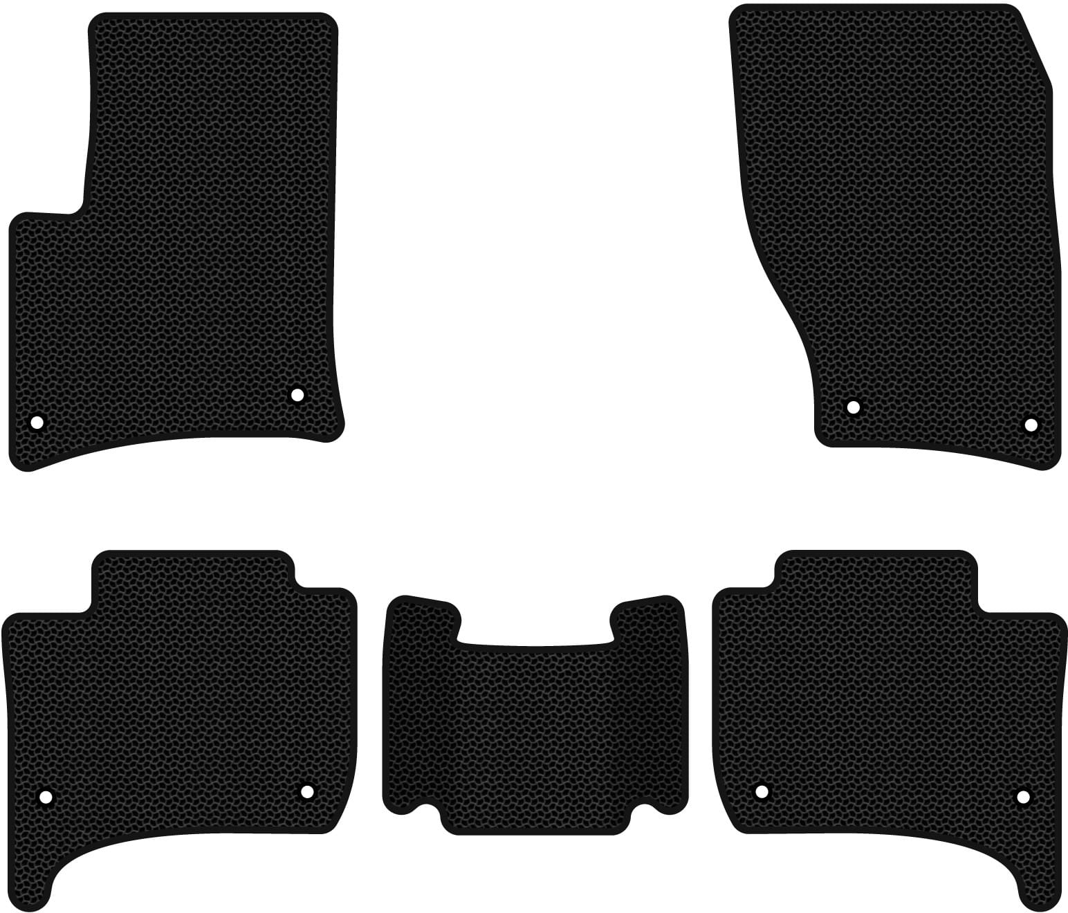 EVA коврики в салон авто EVAtech для Touareg (7P) Restyling (2-zone climate control) Volkswagen 2014-2018 2 поколение SUV EU VW3590CB5AV8KBB