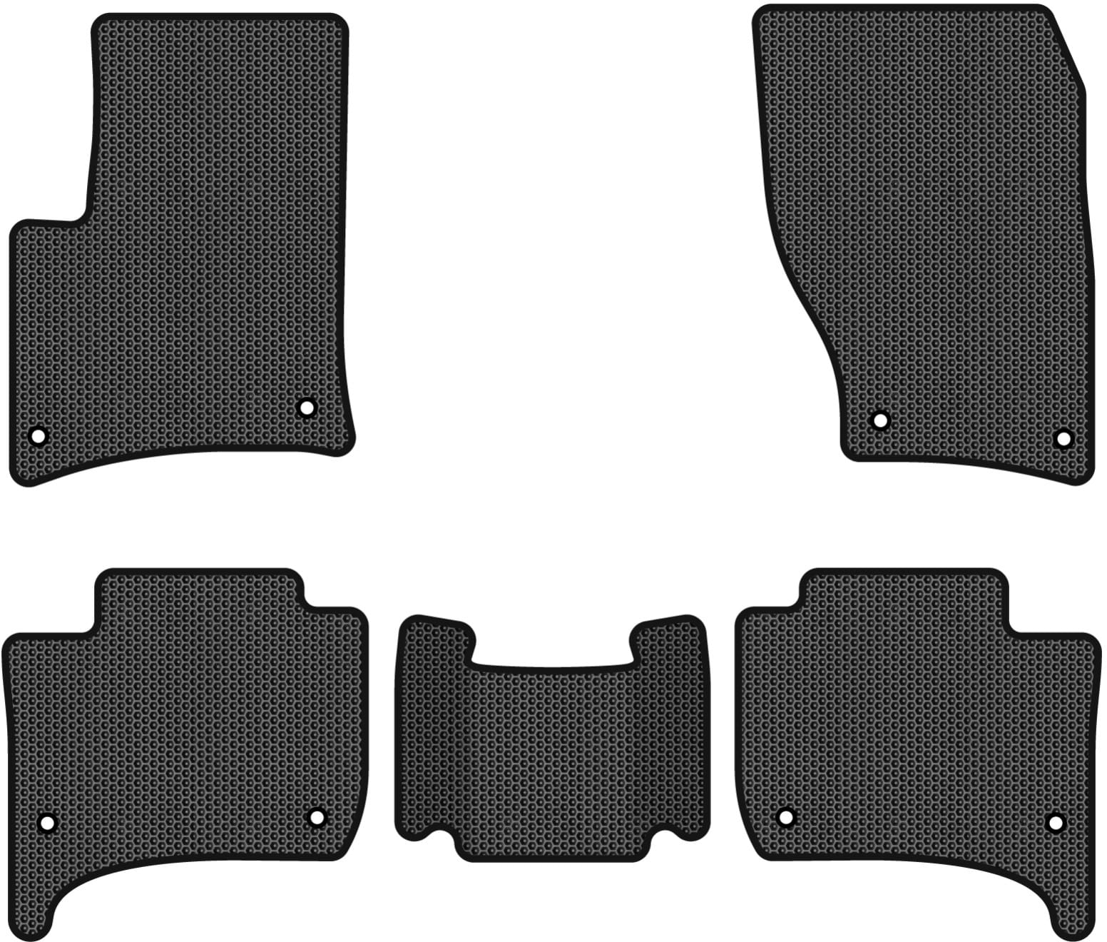 EVA коврики в салон авто EVAtech для Touareg (7P) Restyling (2-zone climate control) Volkswagen 2014-2018 2 поколение SUV EU VW3590CB5AV8SBB