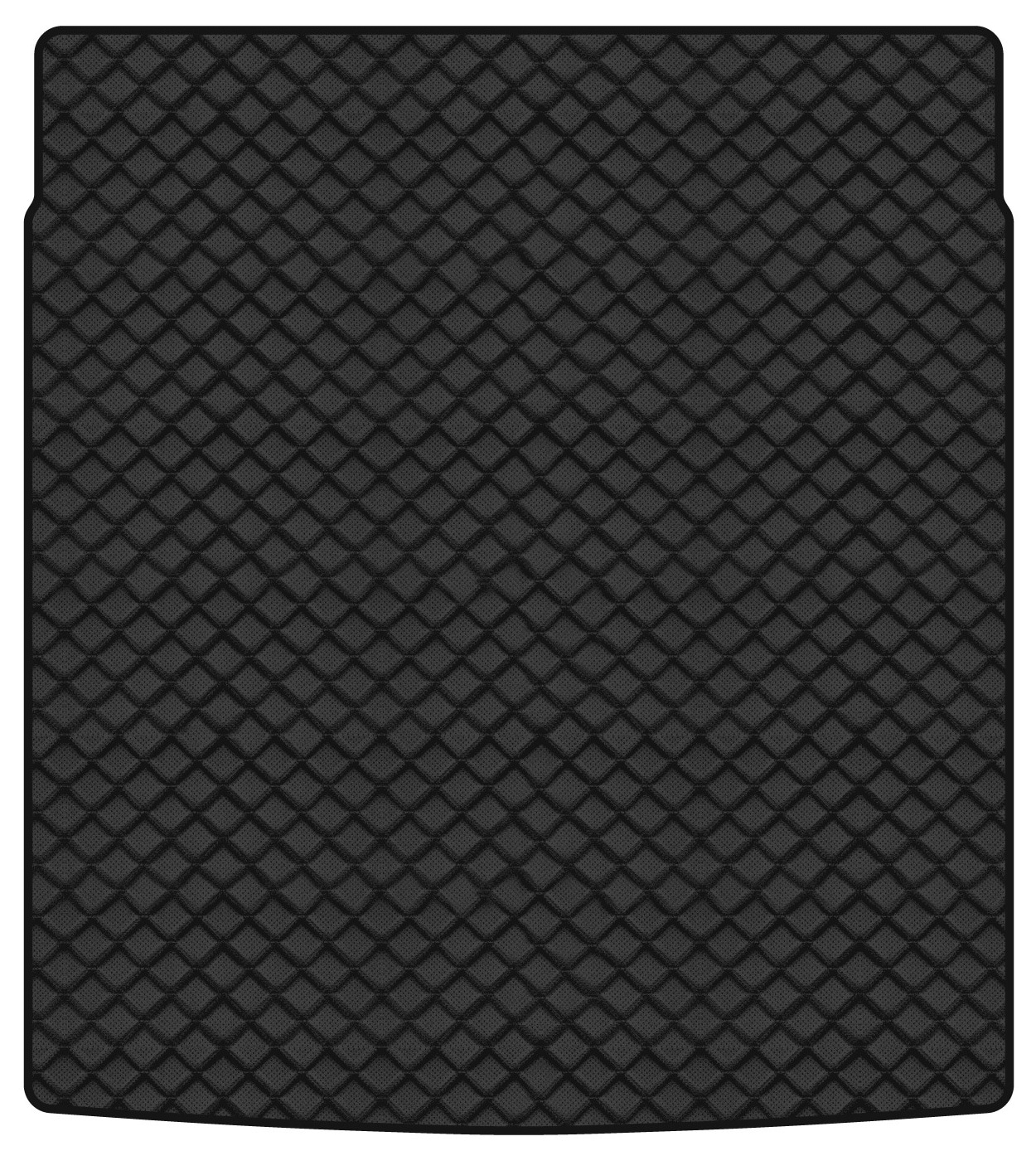 Коврик из экокожи в багажник авто EVAtech для Passat (B7) Volkswagen 2010-2014 7 поколение Sedan EU (VW3694B1BBB)