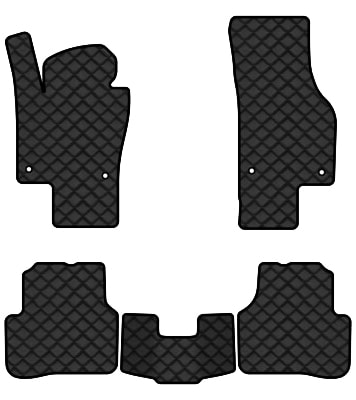 Коврики из экокожи в салон авто EVAtech ECO для Passat (B7) Volkswagen 2010-2014 7 поколение Sedan EU  VW3694CL5AV4BBB